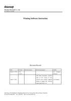 Shenzhen Hosonsoft Co Ltd No HSDYFA0005 Printing Software (Page 1 / 9) PrintExp Printer Control & Alignment Software Instruction